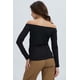 thumbnail image 3 of Polera Mujer Escote Bardot Negro, 3 of 4