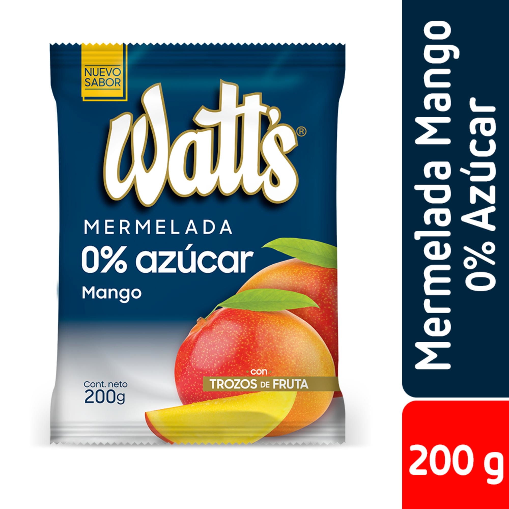 Mermelada Mango Sin Azúcar 200 g Watts