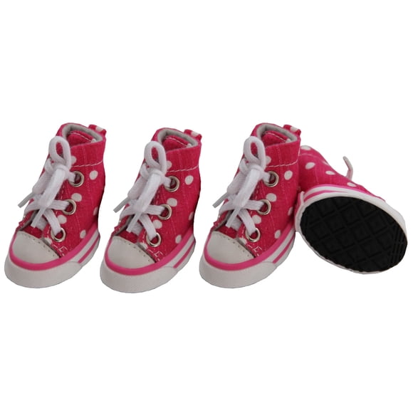 Zapatos para perro Pet Life Extreme-Skater casuales de lona, juego de 4
