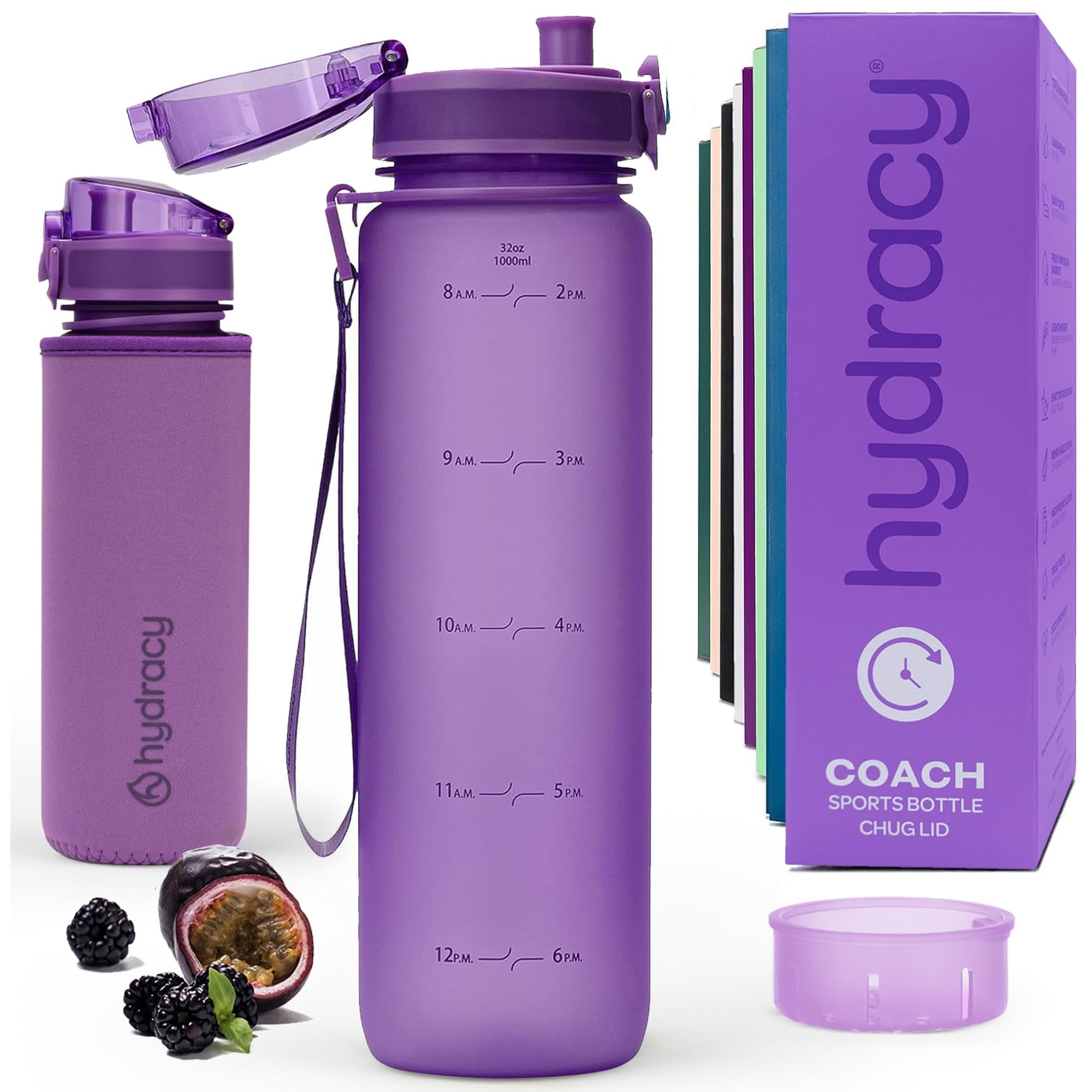 Botella Hydracy 1000 ml Libre De Bpa Con Infusor De Frutas