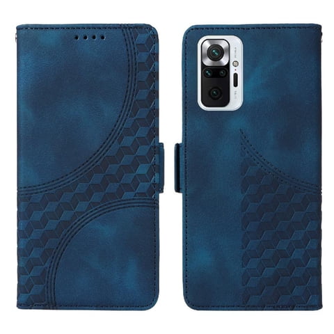 Carcasa Foxdock Xiaomi Redmi Note 10 Pro 4G De Cuero Pu, Diseño Acolchado Clásico, Protección Contra Caídas Y Rayones