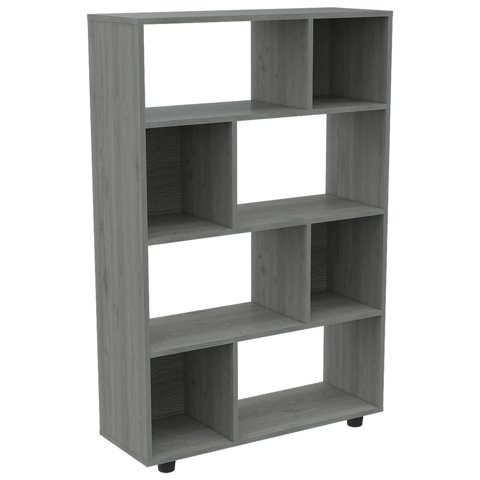 Fmfurniture - Biblioteca Modular 8 Repisas Fm-011G Gris