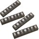 thumbnail image 1 of Organizador de Pastillas MEDca Semanal 7 Días, Pack de 4, Compartimentos Extra Grandes, Letras Grandes y Braille, Negro, Sin BPA, 1 of 8