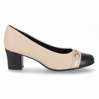 Zapato Mujer Beige/Negro Laura 02 Piccadilly
