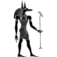 Rienda Libre Graphics - Decomural Egyptian Anubis Ancient Egypt Ws-18422