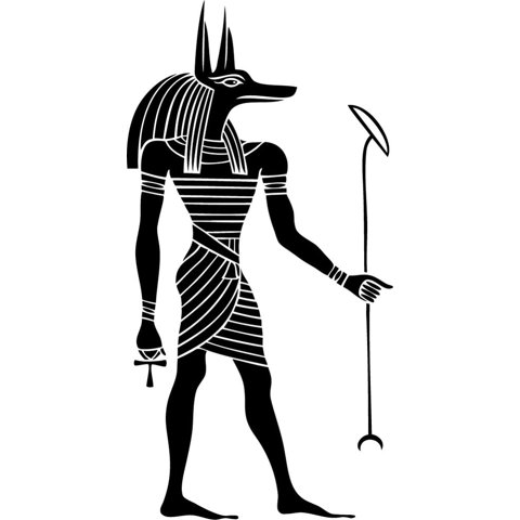 Rienda Libre Graphics - Decomural Egyptian Anubis Ancient Egypt Ws-18422