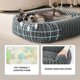 thumbnail image 2 of FURTIME Washable Dog Bed for Small Dogs, Cat Beds for Indoor, 2 of 3