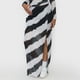 thumbnail image 2 of Falda Mujer Midi Malla Tie Dye Negro Corona, 2 of 5