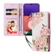 thumbnail image 1 of FOXDOCK Funda Tipo Cartera Floral para Samsung Galaxy A22 5G ,Funda con Tapa de Cuero PU, Protección Antigolpes con Ranuras para Tarjetas y Soporte, 1 of 6
