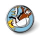 thumbnail image 1 of Tennessee Tuxedo y sus cuentos-Theme Round Button Badge: Premium Metal Construction, Ideal for High-End Events 2.8 cm, 1 of 6