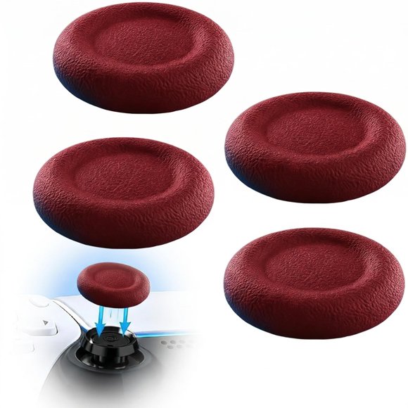 Cápsulas de silicona rojas para joystick MatoSan - Pack de 4