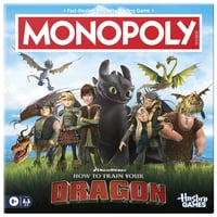 Hasbro Gaming - Juego De Mesa Monopoly Dreamworks Cómo Entrenar A Tu Dragón