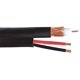 thumbnail image 4 of Cable de circuito cerrado de televisión FiveStarCable RG59, 1000 pies, coaxial siamés, negro, 4 of 6