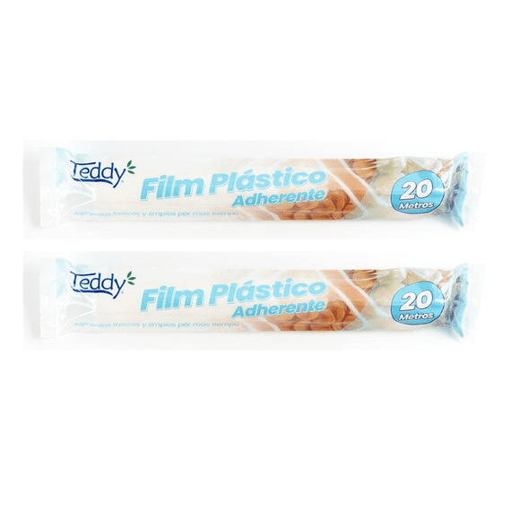 Film Plastico 20 metros Teddy 2 Unidades
