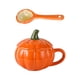 thumbnail image 1 of Taza De Sopa Con Tapas, Taza De Mañana De 10oz, Taza De Agua Para Otoño, Hogar, Boda Con Tapas, Cuchara, 1 of 5