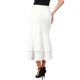 thumbnail image 3 of INSPIRE CHIC Falda de Cola de Sirena con Volantes para Mujer, Cintura Alta, Ajustada, Elegante, Faldas de Cóctel 2XL Blanca, 3 of 6