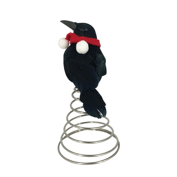 Figura De Cuervo Para Decoración Navideña De Halloween, Ideal Como Regalo Para Fiestas Y Amantes De Las Aves.