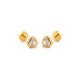 thumbnail image 2 of Aros Abridores Corazón 6mm Oro 18k Tope A Presión Niñas Jovenes, 2 of 5