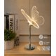 thumbnail image 1 of Lampara Metal Led Mariposa, Plateada, 3 Tonos de LuzTouch Carga Usb, 1 of 7