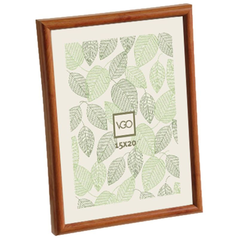 Vgo - Marco Plastico Simil Madera Miel 10X15
