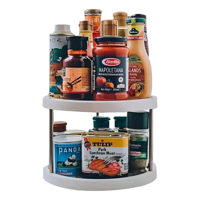 Genérica - Organizador Giratorio Especies Cocina 2 Niveles Multiuso