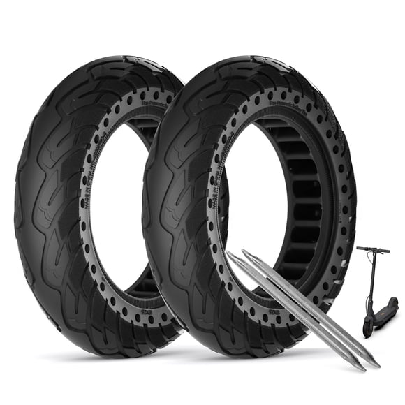 Neumático Scooter Stio de caucho macizo de 10 x 2.5 pulgadas para Segway Ninebot