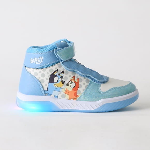 Zapatilla Caña Alta Niña Luces Celeste Bingo & Bluey