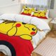 thumbnail image 2 of Pikachu 3 Piece Sets Full/Queen Size - Reversible Microfiber Quilts with Shams Soft Lightweight Bedspread Coverlet Comforter for All Season Bed Sheets, 2 of 4