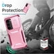 thumbnail image 4 of Funda Resistente para Samsung Galaxy S23 FE con Tapa Deslizante y Protección Militar Rosa, 4 of 6