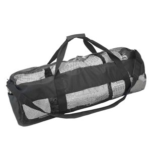 Ioensy - Bolsa De Lona De Malla Con Cremallera Buceo Snorkel Gear Bolsas Para Piscina Ropa Sudorosa