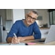thumbnail image 2 of Paquete de 6 gafas de lectura Boost Eyewear negras +2.50, 2 of 8