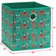 thumbnail image 5 of Set de seis cubos de almacenamiento plegable Simple Houseware verde de 25 cm, 5 of 9