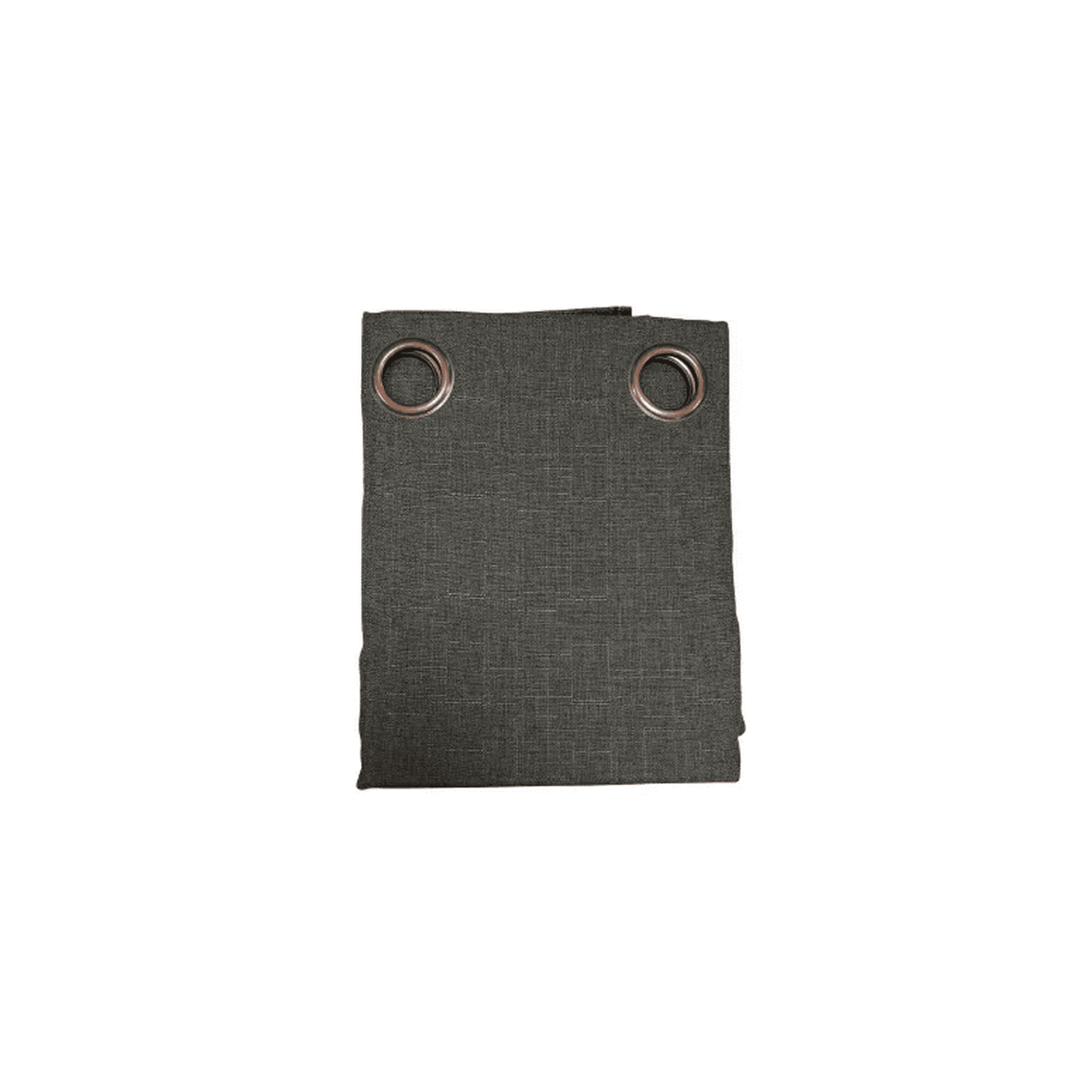 Genérico - Cortina Lino Con Blackout Engomado Térmica 140x220 Gris Grafito