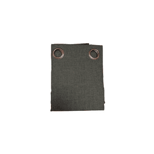 Genérico - Cortina Lino Con Blackout Engomado Térmica 140X220 Gris Grafito