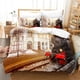 thumbnail image 1 of Train Steam Engine Bedding SetDuvet Cover Comforter Bed Set Quilt Cover Pillowcase Boys Girls, 1 of 5