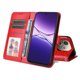 thumbnail image 5 of Funda tipo cartera FOXDOCK para OPPO A5 Pro , diseño girasol en relieve, cuero PU, cierre magnético, soporte y tarjetero, 5 of 5