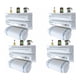 thumbnail image 1 of Set 4 Dispensador Toalla Nova Triple Cocina Alusa Beige 39cm, 1 of 2