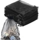 thumbnail image 1 of 100 bolsas de organza para regalo, con cordón para joyería, de 7,6 x 10 cm, ideales para bodas, Navidad y dulces (negras)., 1 of 7
