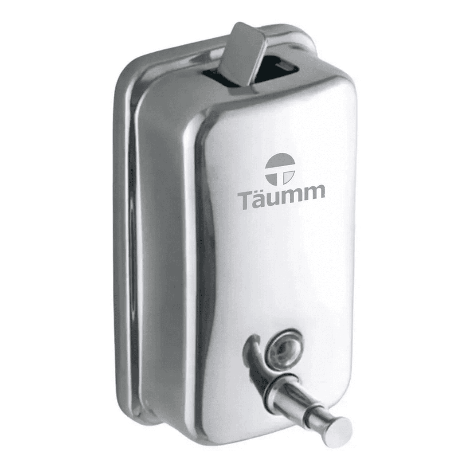 Genérico - Dispensador Jabón Muro Acero Inoxidable 800 Ml Cromado Taumm