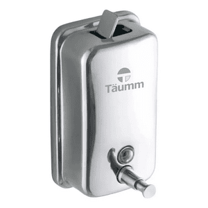 Genérico - Dispensador Jabón Muro Acero Inoxidable 800 Ml Cromado Taumm