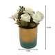 thumbnail image 3 of Planta Artificial Macetero Dorado Con Rosas Decorativas blanco, 3 of 5