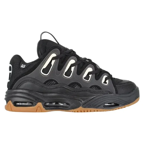 ZAPATILLA HOMBRE D3 2001 BLACK/GUM OSIRIS