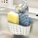 thumbnail image 1 of 1 Pc Sink Sponge Rack, Sink Organizer Silicone Storage Box, Hangable Multifunctional Drainage Adjustable Shoulder Strap, Sponge Rack For Kitchen Sink Absorption And Kitchen Bathroom Faucet Hanging Bas, 1 of 3