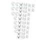 thumbnail image 1 of 40 Piezas Dreadlocks Beads Aros para Trenzas Joyería de Cabello Moda Aleación Duradera Apertura Ajustable Adecuado para Jóvenes Fiestas Uso Personal Plata 40 piezas, 1 of 5