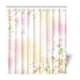 thumbnail image 1 of Cortina de ducha con diseño de flores, con ganchos, 60 x 72 pulgadas, 1 of 3