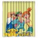 thumbnail image 1 of Cortina de ducha con diseño de Pokémon, juego de cortinas de baño con ganchos, tamaño 66 x 72 pulgadas, 1 of 3