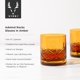 thumbnail image 2 of Vasos tipo rocks Viski 330 ml Ámbar (2 unidades), 2 of 8