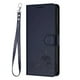 thumbnail image 1 of Funda tipo cartera FOXDOCK para Samsung Galaxy A02/M02 con soporte, ranuras, RFID, diseño de gato, 1 of 5