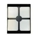 thumbnail image 1 of Aplique Lampara Cuadrada Para Jardin Exterior Negro 20w, 1 of 3