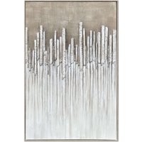 Tribus Del Mundo - Cuadro Abstracto: Goteo Terrenal Ii